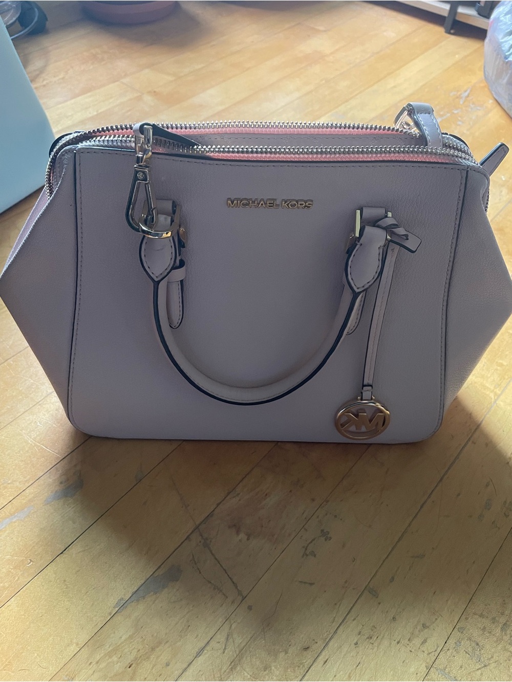Michael Kors Pink Dome Satchel Bag with dust bag
